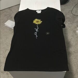 Full Tilt Black Sleeveless Crew Neck T-Shirt